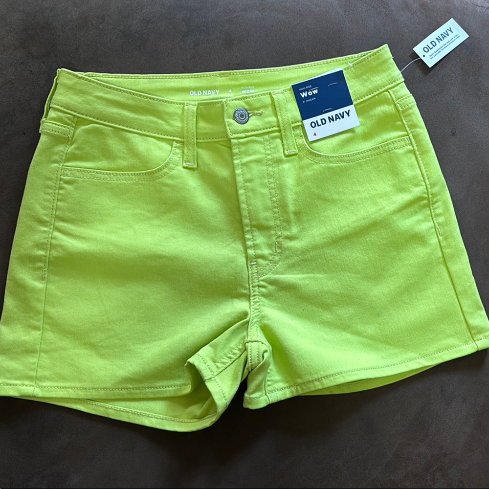 Old Navy Yellow Jean Shorts Classic Summer Essential